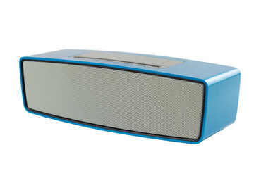 Blue wireless speaker