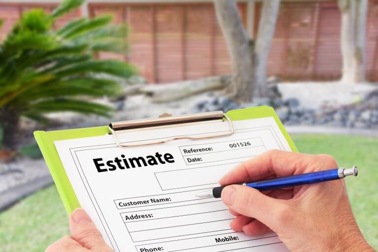 Writing down an estimate 