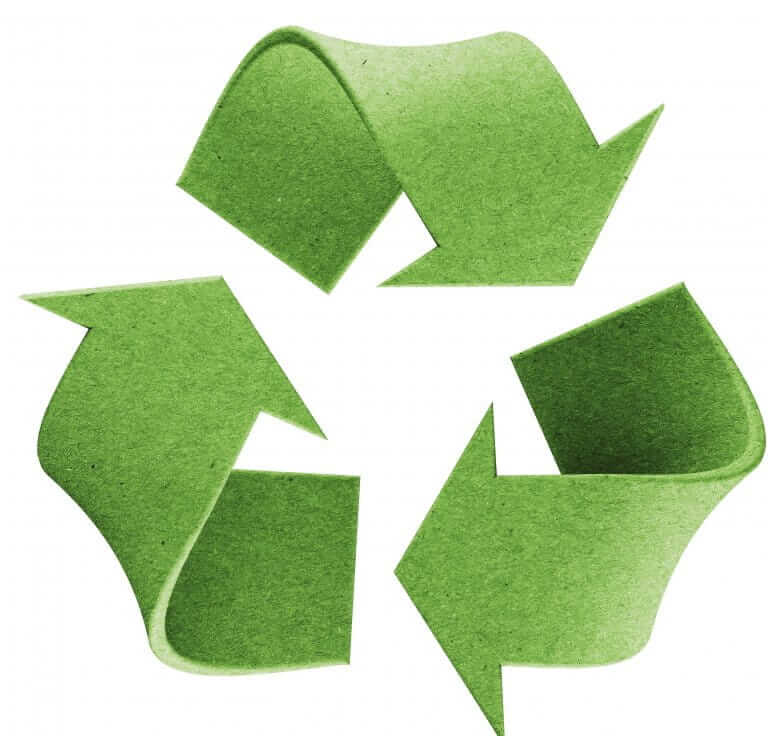 Green recycle mark