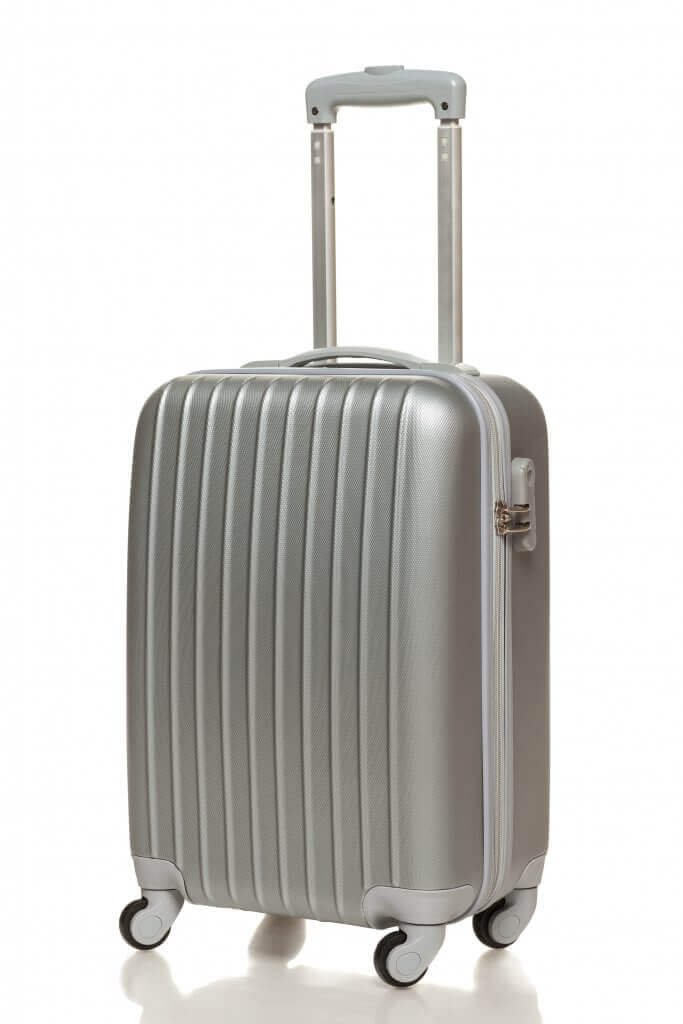 Solver carry on suitcase with handle