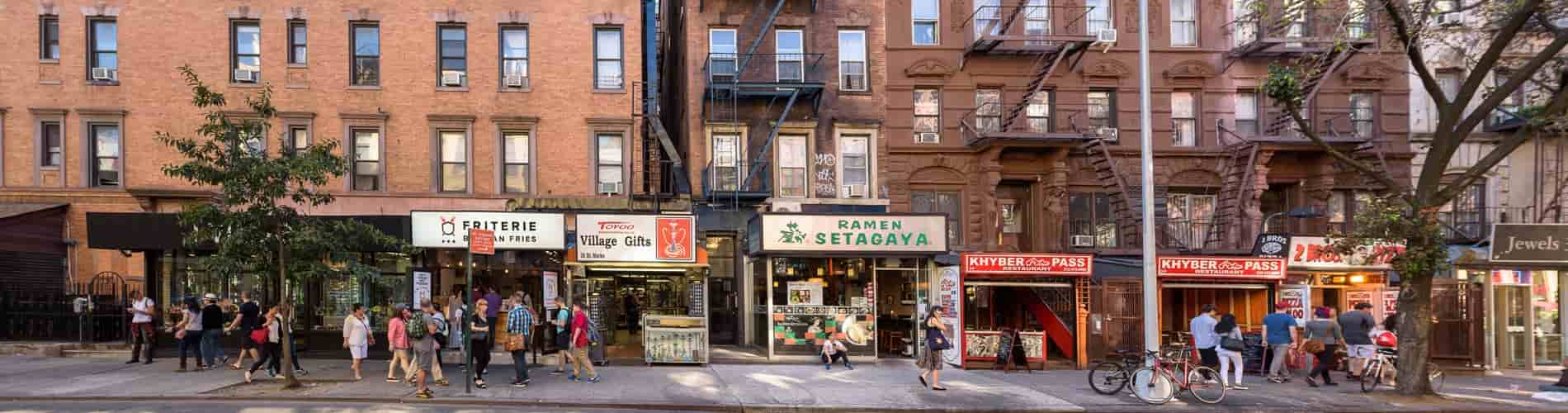 East Village near New York University