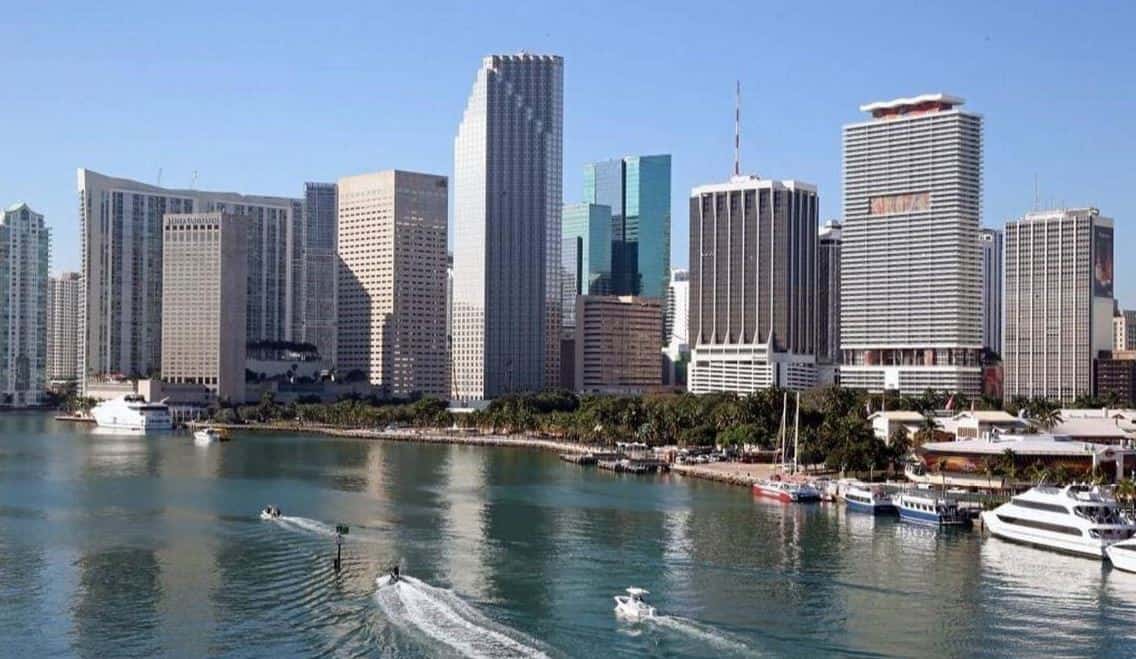 Miami downtown is home to the greatest cluster of high-rises