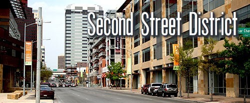 Second Street District is located Just north of the Colorado River and south of Downtown Austin