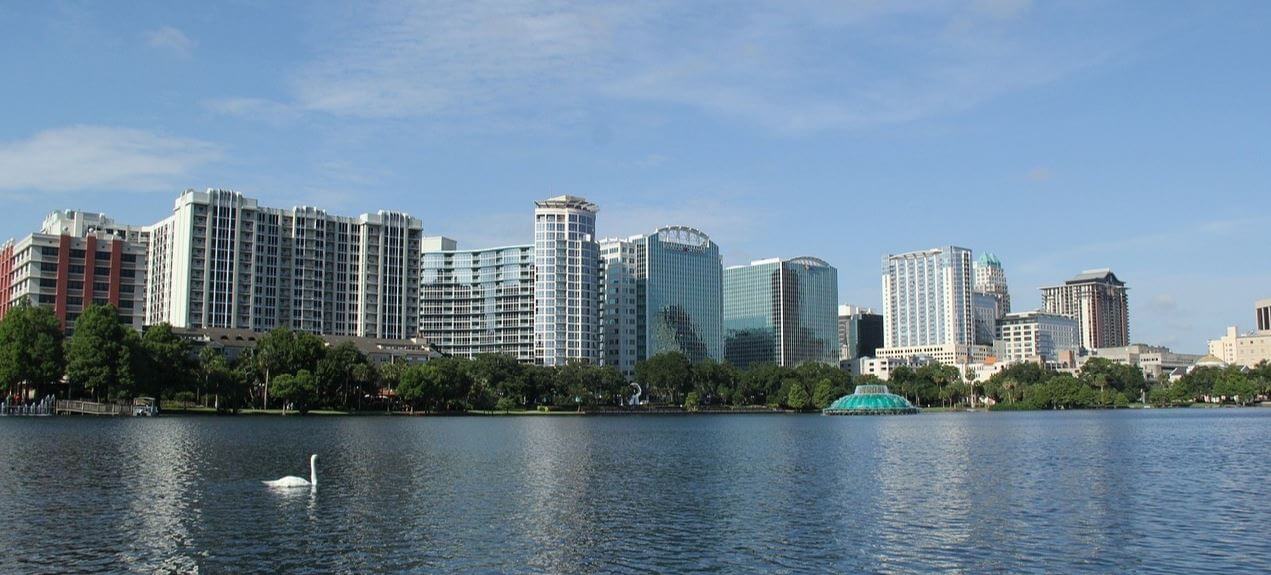 South Eola is a nice neighborhood surrounding the southern side of Lake Eola