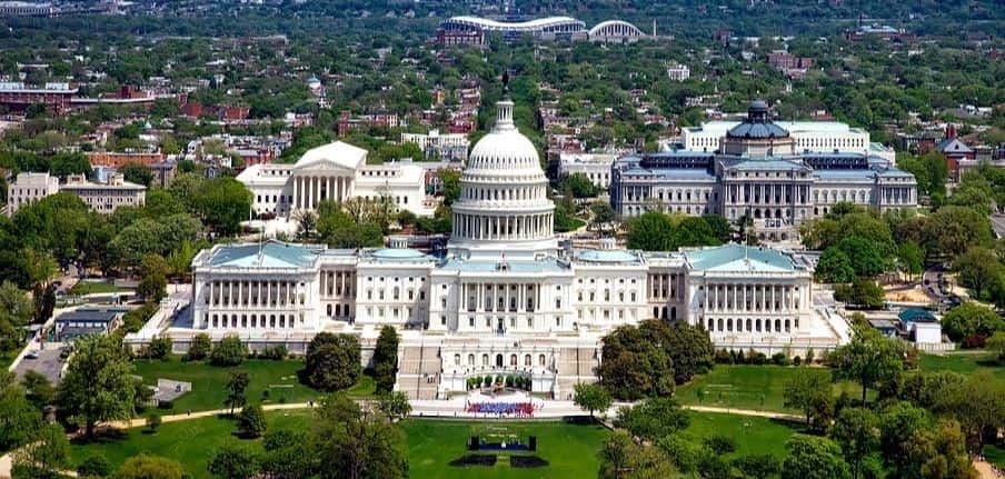 Washington DC sky view