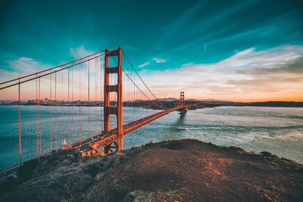 Golden Gate Bridge in San Francisco 