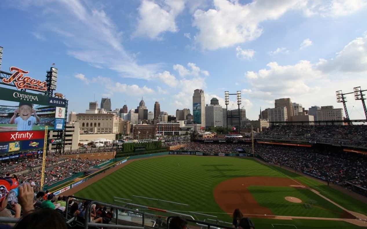 Woodbridge is where you’ll find Comerica Park, the home of the Detroit Tigers baseball team