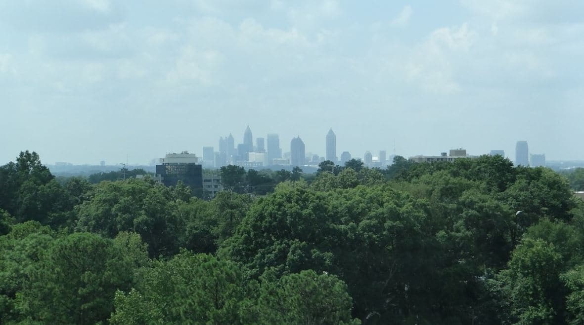 Far shoot of downtown Atlanta