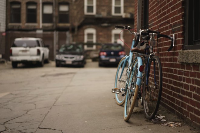 Bicycle on the street