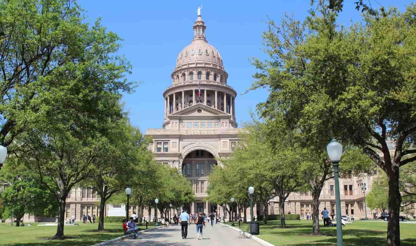 Texas state capitol in Austin