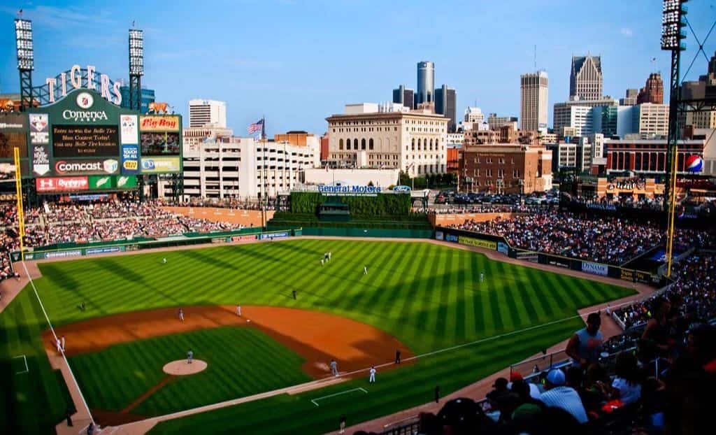 Detroit tigers home stadium 