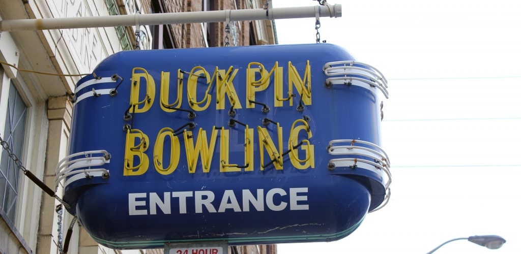 Indianapolis fountain square duckpin-bowling