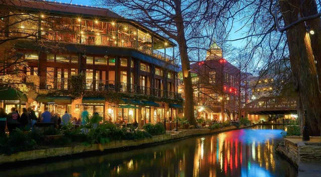 Buildings next to the river San Antonio Texas