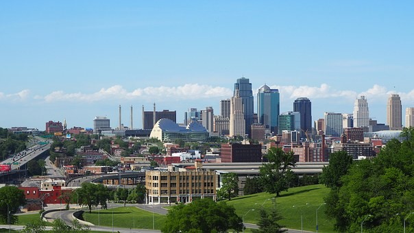 Kansas City view from far away