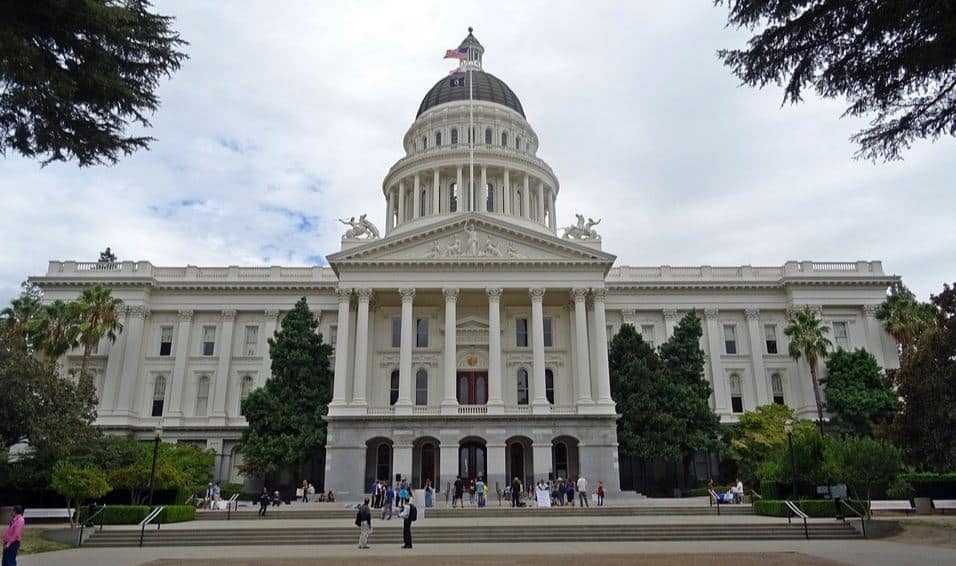 Capitol building in Sacramento