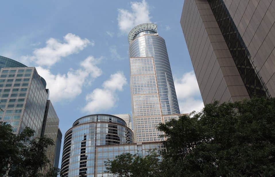 Skyscrapers in Minneapolis