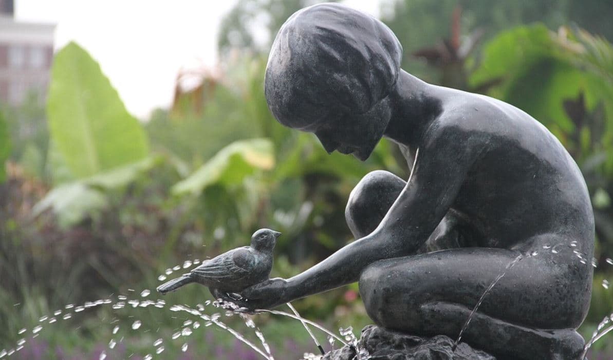 Boston Public Garden is a great place for staycation