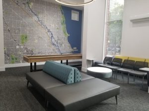 lobby of a chicago ppm apartment
